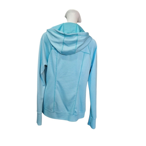 Soft Light Weight Hoodie With Stripes and Polka Dots - Picture 3 of 8